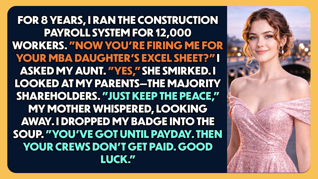 My Aunt Fired Me After 8 Years For My MBA Cousin's Excel Sheet & Lost 5 Million Dollars