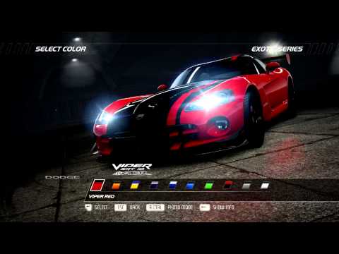 NFS Hot Pursuit Presenting Dodge Viper SRT 10 ACR Exotic Series
