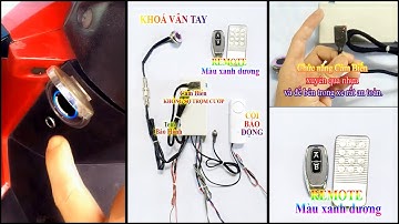 CẢM BIẾN VÂN TAY ĐỂ CHỐNG TRỘM CƯỚP