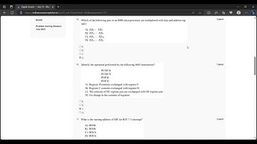 Digital Circuits NPTEL Week 12 Assignment #nptel_assignment #nptel #nptel2023