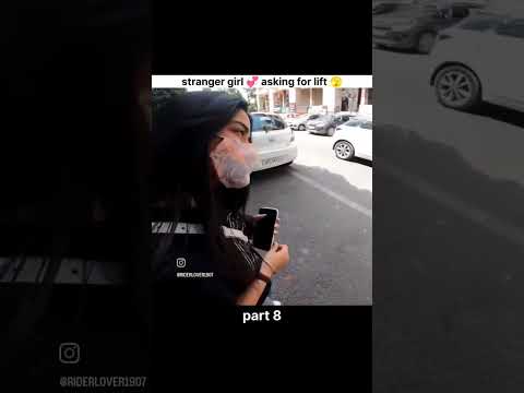 CUTE girl asking for lift 💕🥰 #automobile #cute #girl #lift #rider #motovlog #shorts