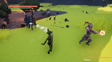 UE4 - Spellcasting combat test (Low Poly Dark Souls inspired rpg)