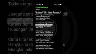 Download Lagu Cinta Terlarang - Ilir 7 #liriklagu #overlay #ilir7band #cintaterlarang #short MP3