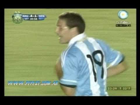 (2011) Argentina 4-1 Venezuela || 4 gol Luciano Aued