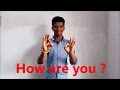 Learn indian sign language  lesson 5 greetings