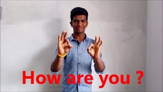 Learn Indian Sign Language - lesson 5 (Greetings)