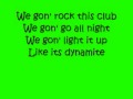 Dynamite-Taio Cruz (lyrics)