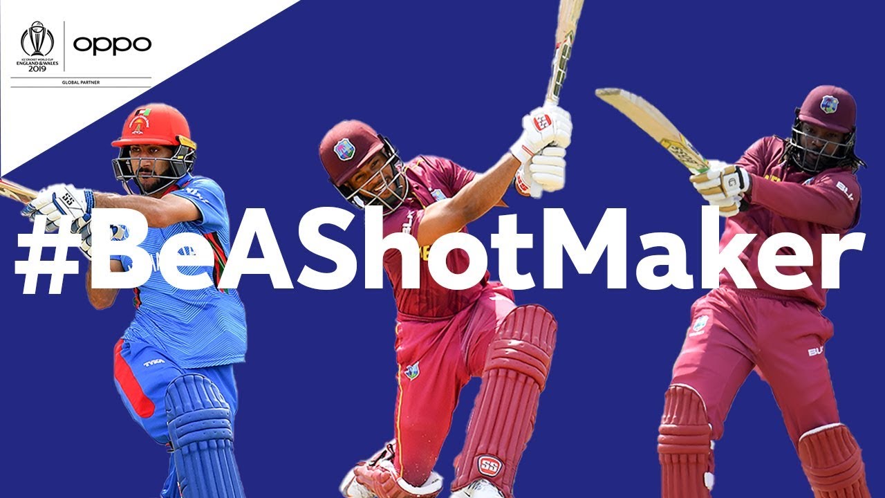 twenty20 world cup 2019 Oppo #BeAShotMaker | Afghanistan vs West Indies - Shot of the Day | ICC Cricket World Cup 2019