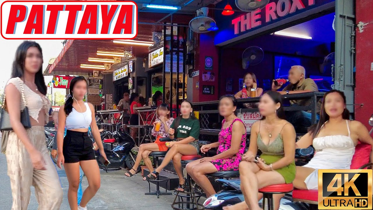 4k Pattaya Jomtien Scenes Soi White House Soi 7 Beach Road