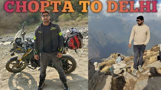 Chopta to Delhi on Bike – Epic Road Trip Through the Mountains