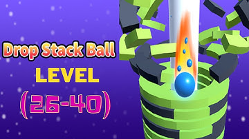 Stack Ball Level 🔥(26-40)🔥. Best Android/iOS Gameplay HD🔥🔥