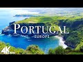 FLYING OVER PORTUGAL 4K UHD - Beautiful Nature Scenery with Relaxing Music - 4K VIDEO UHD TV