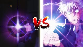 [Sakura Stand] Gojo Moves vs Anime