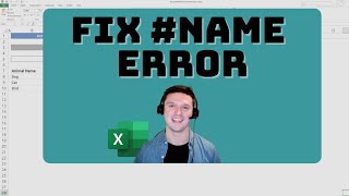 How to fix #NAME error in your Excel formulas