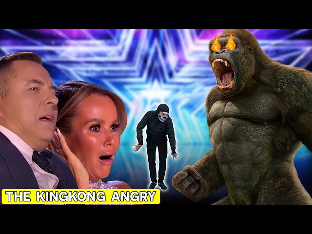 JOKER Magician SCARES The Judges with Lunatic King Kong | American Talent Show 2023 #KEBE class=