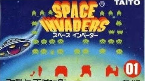 Space Invaders | Famicom gameplay 4K