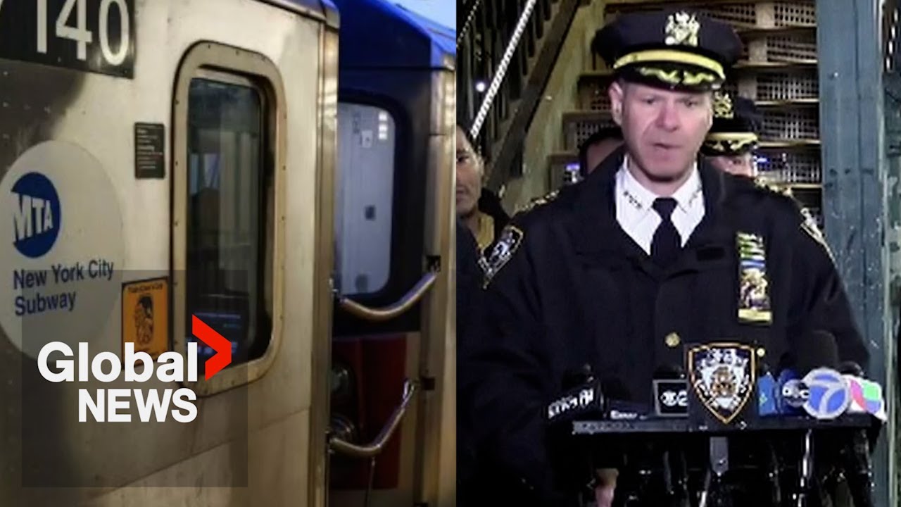 At least 1 dead, 5 injured in New York subway shooting incident - YouTube