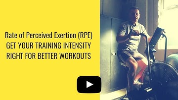 RPE (Rate of Perceived Exertion) - Explained