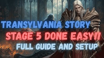 Transylvania Story Stage 5 EASY!! | Dracula