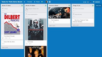 Tasks for Trello Demonstration Video