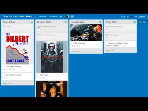 Tasks for Trello Demonstration Video