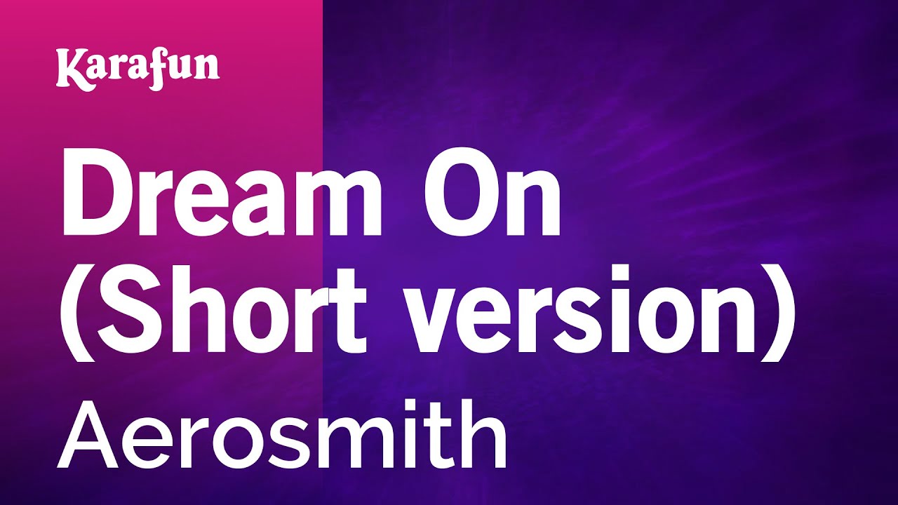 Dream On - Aerosmith | Karaoke Version | KaraFun's Banner