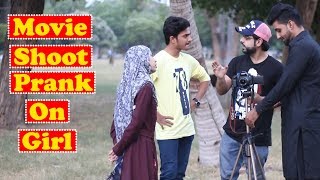 Movie Shooting Prank On Girl | Pranks In Pakistan | Humanitarians | 2019 screenshot 4