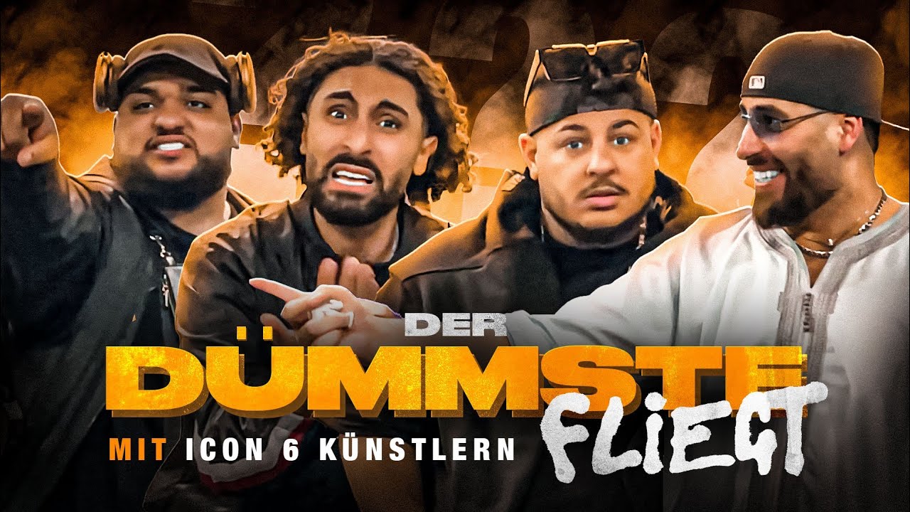 ICON 6 KÜNSTLER STREITEN & BEENDEN FREUNDSCHAFT 😂 DER DÜMMSTE FLIEGT ✈️