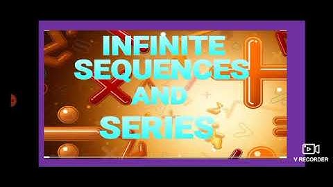 Class XI MATHS UNIT 5 Infinite sequences and series