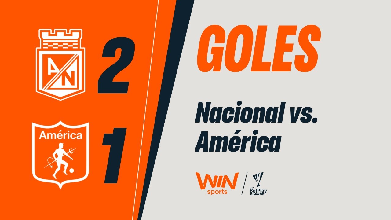Nacional vs. América (goles) | Liga BetPlay Dimayor 2026-1 | Fecha 4