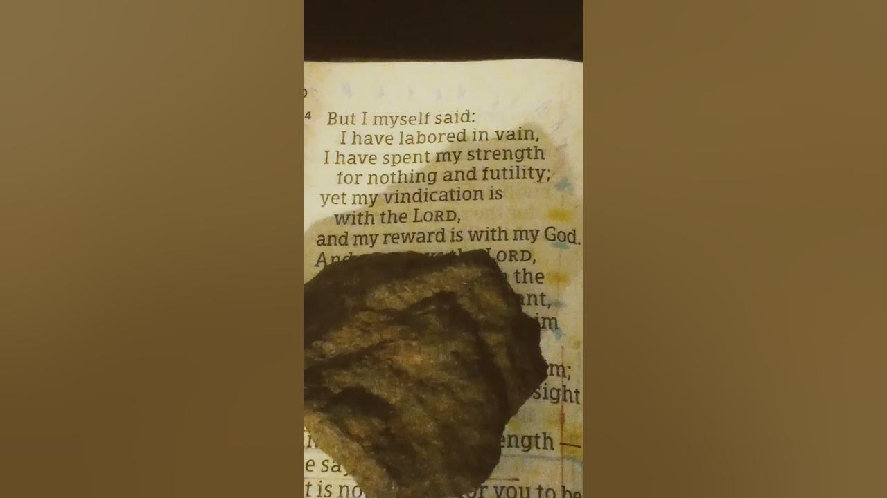 Isaiah 49:4.  ..."my vindication is with THE LORD," !!! HallELuJAH !!!