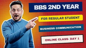 BBS Second year Business Communication- Online class Day 1