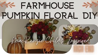 **NEW** HIGH END FARMHOUSE PUMPKIN DIY MACKENZIE CHILDS INSPIRED