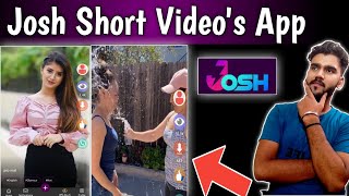 How to use josh short video app | How to upload video's on josh app | Josh App - Made in India screenshot 5