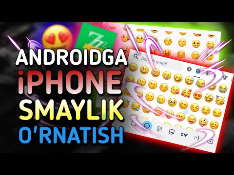 ANDROID TELEFONLARIGA iOS SMAYLIK O'RNATISH // AYFON EMOJI O'RNATISH 2023