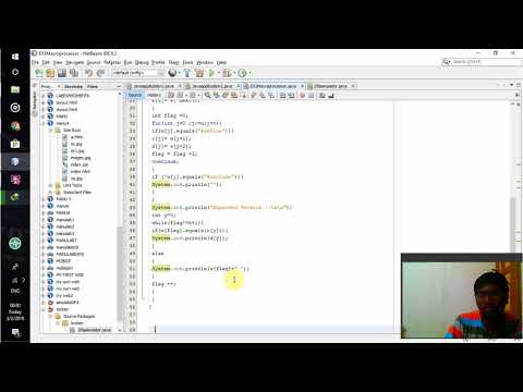 SIMULATION OF MICROPROCESSOR using java