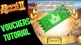 ROYAL REVOLT 2 - HOW TO GET FREE VOUCHERS (+add friends)