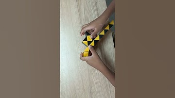 Make a chair 🪑 with snake cube (twister)