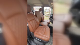 From STANDARD TO STUNNING👌🏽Leather Interior Upgrade on RAM 1500 - with Katzkin Leather!