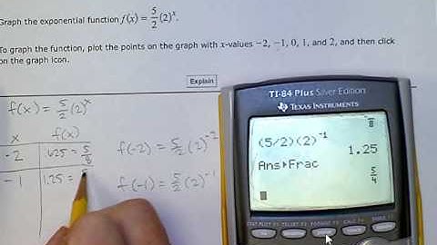 ALEKS Graphing an exponential function f(x) = a(b)^x  (BR)