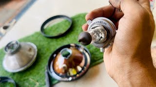 Fully restoring my royal enfield with genuine parts📈How to change headlight on bike 