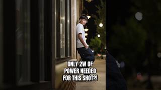 How powerful is the GODOX IT32? I only needed 2W OF POWER to light my subject! #nightphotography