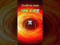 THE REAL SIZE OF TON 618(FULL VIDEO)☠️🥶#ton618 #blackholesizecomparizon