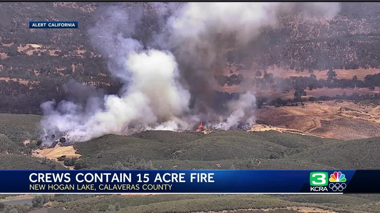 Crews stop spread of vegetation fire near New Hogan Lake in Calaveras County