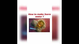 JEERA WATER RECIPElose20kgswithme weightloss healthy indianSpices