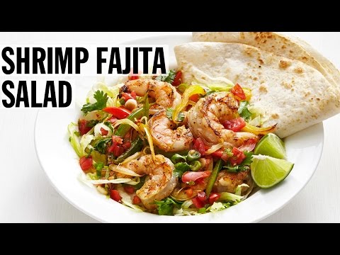 shrimp-fajita-salad-|-food-network