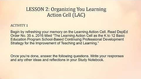 LDM2 MODULE 1 with complete answers and reflection