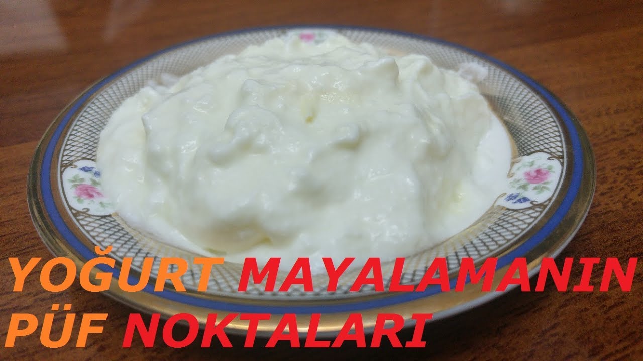 Evde Yoğurt Mayalamanın Püf Noktaları Evde Yoğurt Mayalamanın Püf Noktaları
