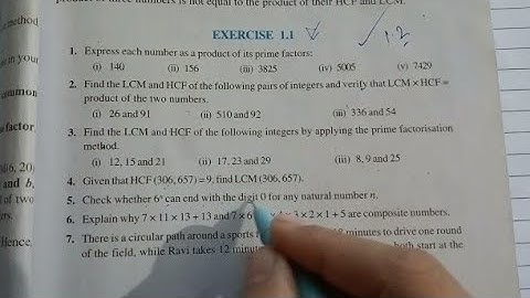 Maths Class10th|Chapter- 1st Ex-1.1 Qno- 3‚4‚5‚6‚7 Full Exercise complete all Questions Ncert Book.