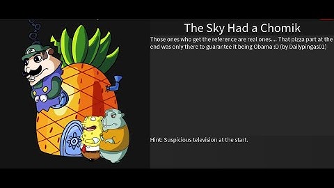 How find The Sky Had a Chomik in find the chomiks (cheese/skip)